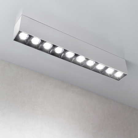 Lampa liniowa natynkowa 30w 3000K biało-czarna JDL-4T