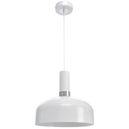Milagro - Lampa wisząca MALMO WHITE/CHROME 1xE27