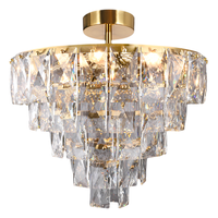 Milagro - Lampa sufitowa CHELSEA GOLD 6xE14