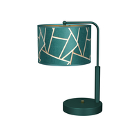 Milagro - Lampka nocna ZIGGY GREEN Gold/Bottle green  1xE27
