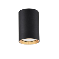 Tuba natynkowa Manacor 9 cm czarno - złota 1xGU10