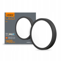 Oprawa Oświetleniowa LED Sufitowa Natynkowa Videx 18 W czarny 1400 Lumenów VLE-DLRS-184B