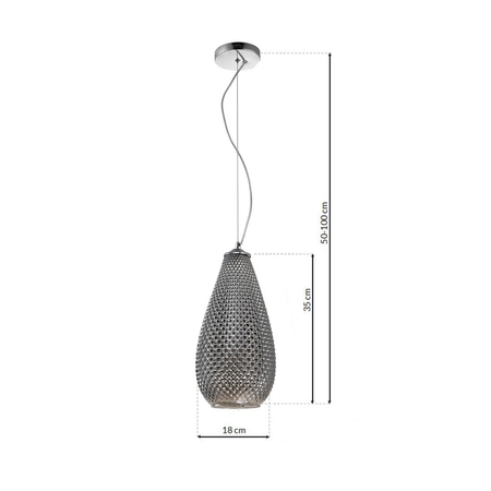 Milagro - Lampa wisząca PETRA 1xE27
