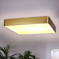 QUATTRO LAMPA PLAFON KWADRATOWY 30X30 12W LED ZŁOTY IP44
