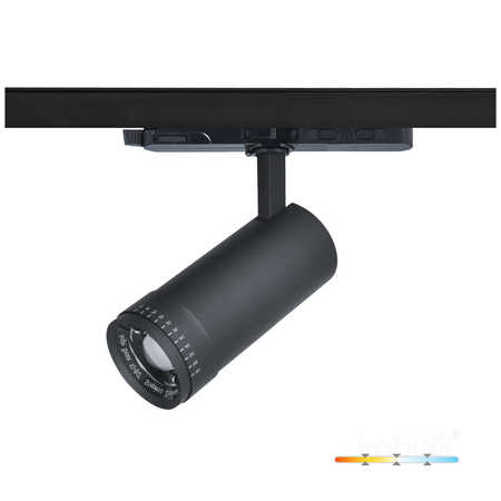 Reflektor szynowy LED NEXTRACK VISION 30W 3CCT 30-60° czarny Kobi Pro