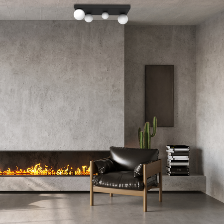 Milagro - Lampa sufitowa BIBIONE 4xG9