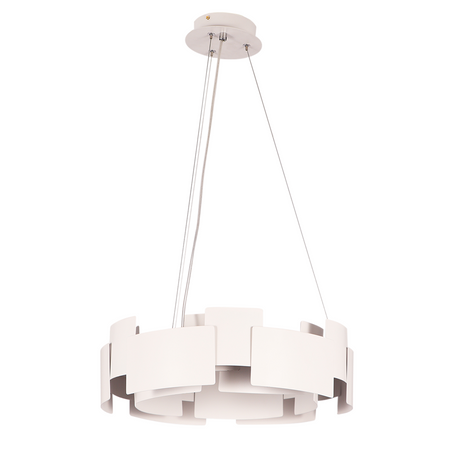 Milagro - Lampa wisząca TORINO WHITE 24W LED