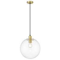 Lampa wisząca Puerto złota 1xE27