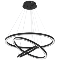 Milagro - Lampa wisząca GALAXIA BLACK 85W LED