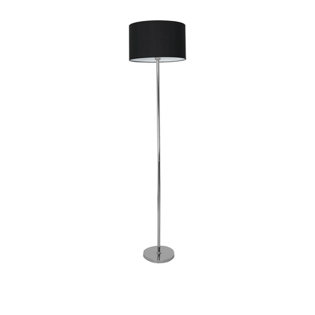 Milagro - Lampa stojąca CASINO BLACK/CHROME 1xE27