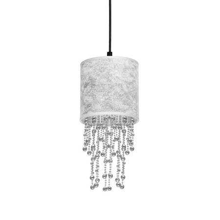 Milagro - Lampa wisząca ALMERIA SILVER/BLACK 1xE27