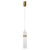 Lampa wisząca Ambiente złota LED CCT