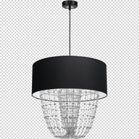Milagro - Lampa wisząca ALMERIA BLACK/CHROME 1xE27