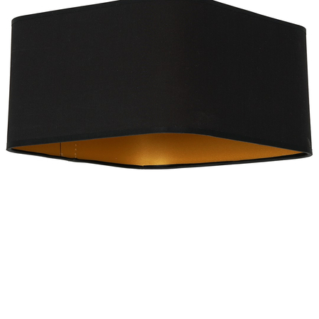 Milagro - Lampa podsufitowa NAPOLI BLACK/GOLD 1xE27