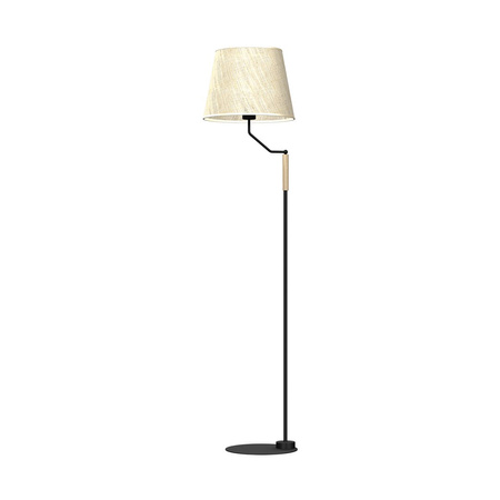 Milagro - Lampa stojąca ETNA Black 1xE27