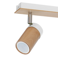 Milagro - Lampa sufitowa BARON WHITE 3xGU10