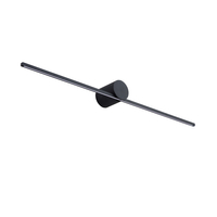 Kinkiet Modern Slim 60 cm czarny LED 3000K