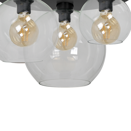 Milagro - Lampa sufitowa SOFIA CLEAR 3xE27