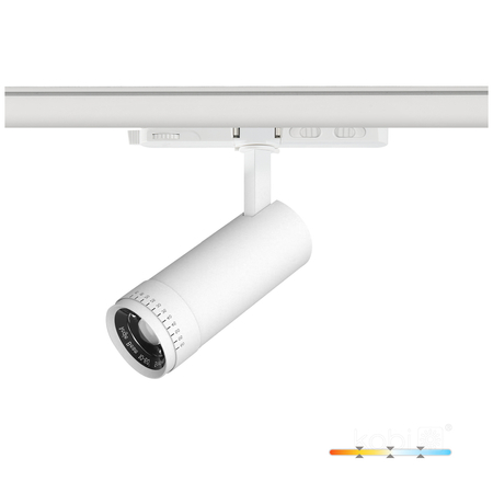 Reflektor szynowy LED NEXTRACK VISION 20W 3CCT 30-60° biały Kobi Pro