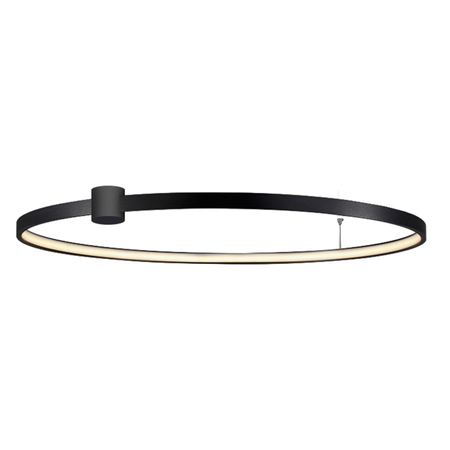 Plafon Ring L czarny LED CCT