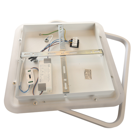 Plafon Parma 2 kwadratowy biały 2xGU10 LED CCT