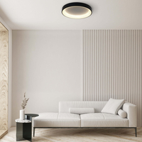 Plafon Georgia 60 cm czarny LED CCT