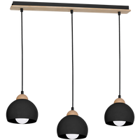 Milagro - Lampa wisząca DAMA BLACK 3xE27
