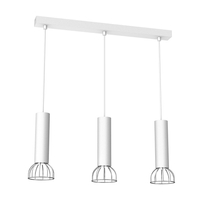 Milagro - Lampa wisząca DANTE SILVER 3x mini GU10