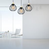 Milagro - Lampa wisząca KANE BLACK 3xE27