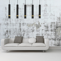 Milagro - Lampa wisząca JOKER BLACK/GOLD 5xGU10