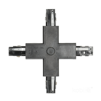 Łącznik do szynoprzewodu 3-obwodowy X czarny Kobi