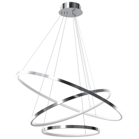 Milagro - Lampa wisząca ROTONDA CHROME 93W LED