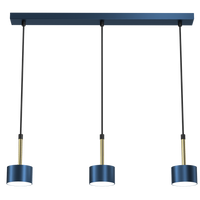 Milagro - Lampa wisząca ARENA BLUE/GOLD 3xGX53