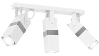 Milagro - Lampa sufitowa VIDAR WHITE/CHROME 3xGU10