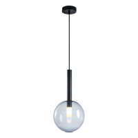 Milagro - Lampa wisząca NIKO BLACK 1xG9 fi 200