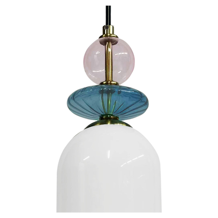Lampa wisząca Tropea biała 1xE27