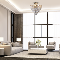 Milagro - Lampa sufitowa CHELSEA GOLD 6xE14