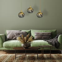 Milagro - Lampa wisząca MONTE GOLD 3xE27
