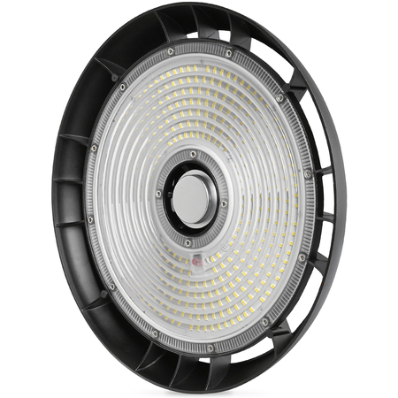 Oprawa Wisząca Przemysłowa LED High Bay 200W 5000K 36000lm czarna IP65