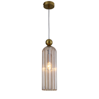 Lampa wisząca Piega 1 amber 1xE14