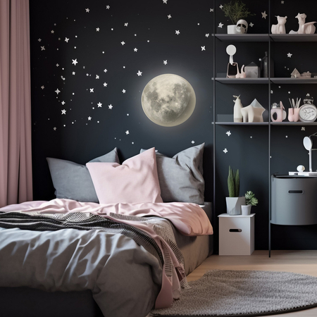 Plafon Luna planeta LED 4000K