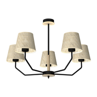 Milagro - Lampa wisząca ETNA Black 5xE27
