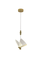 Lampa wisząca Mariposa 1 złota LED CCT