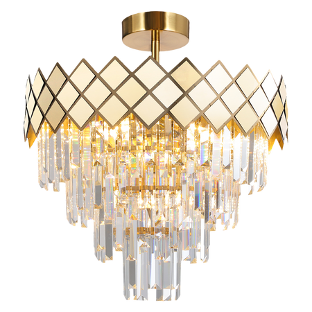 Milagro - Lampa sufitowa CARISMA GOLD 9xE14
