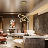Milagro - Lampa wisząca GALAXIA GOLD 46W LED