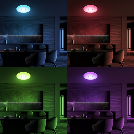 Milagro - Plafon VELA SMART Ø420 mm 24W LED RGB