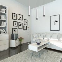 Milagro - Lampa wisząca DANI WHITE/CHROME 3xGU10