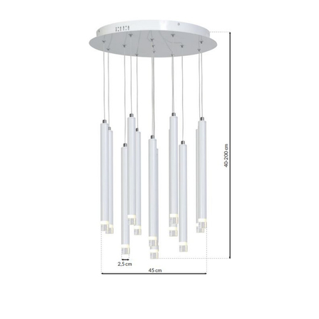 Milagro - LAMPA WISZĄCA ALBA 12W LED