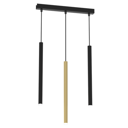 Milagro - Lampa wisząca MONZA BRASS 3xG9 max 8W LED
