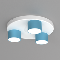 Milagro - Lampa sufitowa DIXIE Blue/White 3xGX53
